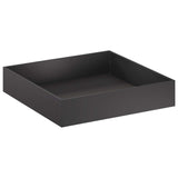 Garden Planter Black 100 x 100 x 20 cm Cold-rolled Steel 8005022