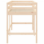 ZNTS Kids' Loft Bed without Mattress with Ladder 90x200 cm 835889