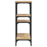 Console Table Sonoma Oak 80x29x75 cm Engineered Wood 834076