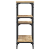 Console Table Sonoma Oak 80x29x75 cm Engineered Wood 834076