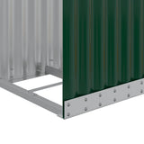 Log Holder Green 40x45x170 cm Galvanised Steel 364538