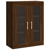 Wall Mounted Cabinet Brown Oak 69.5x34x90 cm 828475