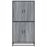 Highboard Grey Sonoma 68x35x139 cm Engineered Wood 3300833