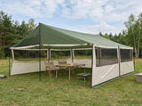 Family Tent Green 450 x 400 x 265 cm Polyester and Steel 42028599