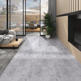 PVC Flooring Planks 5.02 m 2 mm Self-adhesive Cement Grey 146558