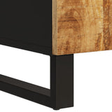 Sideboard with 2 Doors 90x33x75 cm Solid Wood Mango 352925