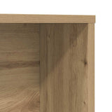 Desk with Shelf Artisan Oak 91 x 50 x 149 cm Engineered Wood 869265