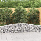 Arched Gabion Baskets 5 pcs 400x30x40/60 cm Galvanised Iron 3145790