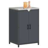 Kitchen Storage HATTEM Anthracite 60 x 50 x 92 cm Steel 874991