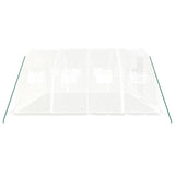 Greenhouse with Steel Frame White 16 m² 4x4x2 m 3188072