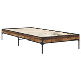 Bed Frame Old Wood 80 x 200 cm Engineered Wood 8009129