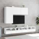TV Wall Cabinet White 60x30x30 cm Engineered Wood 836854