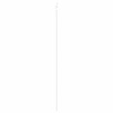 Sliding Door ORKDAL White 83 x 202 cm Solid Pine Wood and Glass 3332054