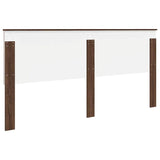 Headboard with Headboard Brown Oak 200 cm Engineered wood 887722