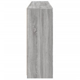 Sideboards with LED Lights 3 pcs Grey Sonoma Engineered Wood 3209140