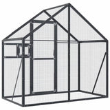 ZNTS Aviary Anthracite 179x100x185 cm Aluminium 152260