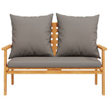 Garden Sofa Bench 120 cm with Cushion Solid Wood Acacia 366379