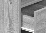 Bedside Cabinets 2 pcs with Drawer Grey Sonoma 25x31x66 cm 858625