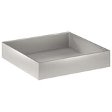 Garden Planter 2 pcs Silver 100 x 100 x 20 cm Stainless Steel 8005031