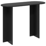 Console Table Black Oak 100 x 39.5 x 75 cm Engineered Wood 8001150