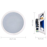 Built-in Wall and Ceiling Speakers with Tweeter 2 pcs 360 W 70168