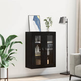 Wall Mounted Cabinet Black Oak 69.5 x 34 x 90 cm 882746