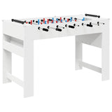 Foosball Table White 125 x 60.5 x 80 cm Engineered Wood 858884