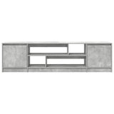 TV Cabinet Concrete Grey 188.5x41x50 cm Engineered Wood 3328420