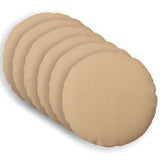 Cushion with Pillow HEERLEN 6 pcs Cream Fabric 929324