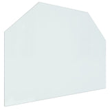 Fireplace Glass Plate Hexagon 80x60 cm 324140