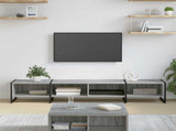TV Cabinet Grey Sonoma 170.5 x 36 x 30.5 cm Engineered Wood 886519