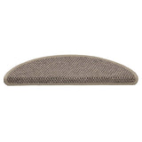 Stair Mats Self-adhesive Sisal-Look 15 pcs 56x17x3 cm Dark Beige 326866