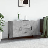 Sideboard Concrete Grey 100x36x60 cm Engineered Wood 828184