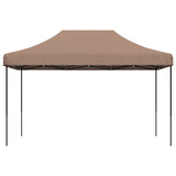 Foldable Party Tent Pop-Up Brown 440x292x315 cm 4004964