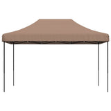 Foldable Party Tent Pop-Up Brown 440x292x315 cm 4004964