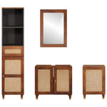 Bathroom Furniture with Drawer with Door 4 pcs 38 x 33 x 160 cm 3310173