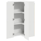 Wall Corner Cabinet LUCCA White 57 x 57 x 100 cm 885165