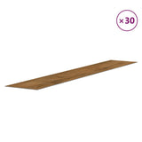 Wall Panels Wood Look Brown PVC 4.12 m 3189144
