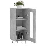 Sideboard Concrete Grey 34.5x34x90 cm Engineered Wood 828792