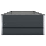 Planter Anthracite 290 x 100 x 45 cm Galvanised Steel 42018221