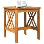 Side Table Brown Solid Acacia wood 4106452