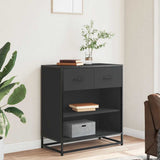 Sideboard Black 68x35x76 cm Engineered Wood 848984