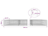 Gabion with 3.5 mm Wire and 5x5 cm Mesh 400x50x50 cm 3462314