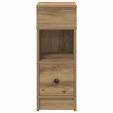 Bedside Cabinet with Drawer Artisan Oak 25x31x66 cm 858630