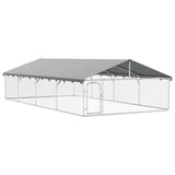 Outdoor Dog Kennel with Roof 600x300x150 cm 171502