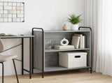 Book Cabinet 80 x 33 x 80 cm Engineered Wood Grey Sonoma 8013899