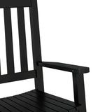 Rocking Chair for Children Black Solid Wood Poplar 4008875