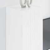 TV Wall Cabinet Gloss White 30 x 31 x 80 cm Engineered Wood 892297