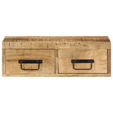 Wall-mounted TV Cabinet 60x30x19 cm Solid Rough Wood Mango 4017458
