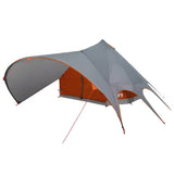 Teepee Tent 7-Person Grey and Orange 600 x 600 x 347 cm 42004016
